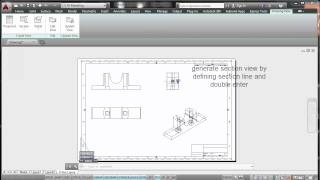 Detail drawing in Autocad 2D drafting of 3D model [upl. by Kiyohara]