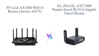 TPLink AX5400 vs GLiNet GLAXT1800 🌐🔥 [upl. by Eki]