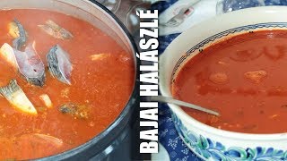 Bajai halászlé recept a Fehértói Halászcsárdából  Hungarian fishsoup from Baja [upl. by Ade234]