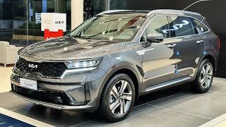 New Kia Sorento  2023   Most Luxury SUV 7Seaters  Grey Color Exterior and Interior [upl. by Betthezul]