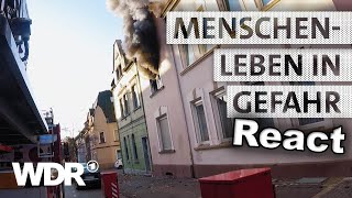 React Wohnungsbrand in voller Ausdehnung  Staffel 4  Feuer amp Flamme  WDR [upl. by Senilec]