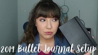 2019 BULLET JOURNAL SETUP USING CRICUT MACHINE  Real Girl Guide [upl. by Vookles]