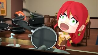 RWBY CHIBI Memes  Pyrrhas Unholy Screams [upl. by Ahsiugal]