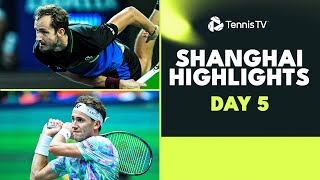 Korda Faces Medvedev Sinner Ruud and Shelton All Play  Shanghai 2023 Highlights Day 5 [upl. by Teak846]