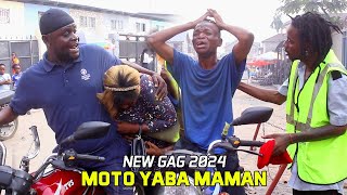 GAG CONGOLAIS 2024 MOTO YABA MAMAN AVEC MABIDI EYENGA AMBULANCE AMINATA COUPURE BALOX😂 [upl. by Courcy]