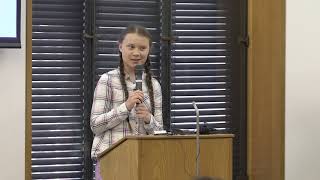 Greta Thunberg speech to UK Parliament  Climate strikes [upl. by Denton]