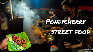 PONDICHERRY FOOD STEET Pondicherry food beach 2024 [upl. by Adrien206]