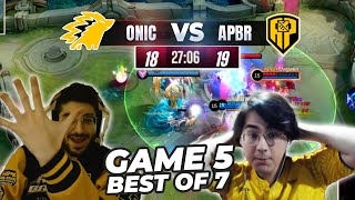 IS THIS ONICS DEATHBED THE LONGEST GAME IN FINALS  BO7 BREN VS ONIC M5 GRANDFINALS [upl. by Birdt]