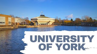 🇬🇧 HD Walking Tour through the UNIVERSITY OF YORK CAMPUS England UK [upl. by Denby]