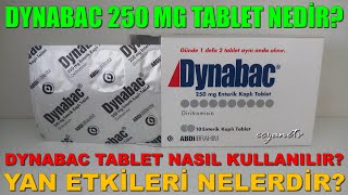 Dynabac 250 Mg Tablet Nedir Dynabac Tabletin Yan Etkileri Nedir Dynabac Tablet Nasıl Kullanılır [upl. by Dominick597]