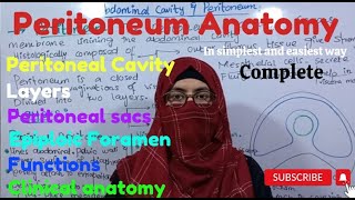 PERITONEUM  PERITONEAL CAVITY  LAYERS  SACS  EPIPLOIC FORAMEN  FUNCTIONS  CLINICAL ANATOMY [upl. by Tinor938]