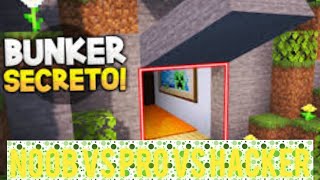 De noob a pro a hacker👩‍💻 Bunkers Minecraft pe [upl. by Nepean680]