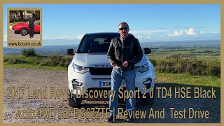 2017 Land Rover Discovery Sport 2 0 TD4 HSE Black Auto 4WD 5dr DG67ZTF  Review And Test Drive [upl. by Eyar329]