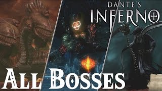 Dantes Inferno  All Bosses [upl. by Yenruoj278]