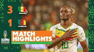 HIGHLIGHTS  Senegal 🆚 Cameroon TotalEnergiesAFCON2023  MD2 Group C [upl. by Drarehs]