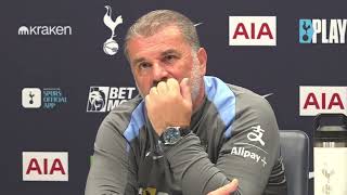 quotI IGNORE THE NOISE AND IM NOT GOING TO CHANGEquot EMBARGOED PRESS CONFERENCE Ange Postecoglou Spurs [upl. by Lilac579]