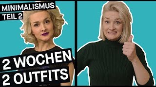 Minimalismus im Kleiderschrank Zwei Outfits für zwei Wochen Teil 2  PULS Reportage [upl. by Ahsimaj]