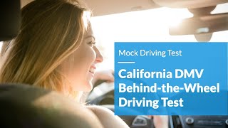 DMV California BehindTheWheel Driving Test PASSED in 1st take  carteira de motorista California [upl. by Rubia]