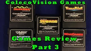 DBPG ColecoVision Games Review  Part 3 [upl. by Gerbold]