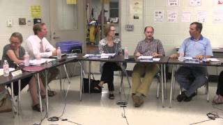 Hinesburg School Board Meeting September 11 2013 [upl. by Aulea]