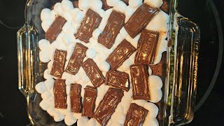 Gluten Free Triple Chocolate Brownie Smores dessert smores brownies trending viral yummy [upl. by Rollet]