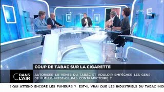 Coup de tabac sur la cigarette  Les questions SMS cdanslair 25112017 [upl. by Orvan]