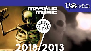 MASHUP MUSIC Spooky Scary Skeletons Remix 2013 VS 2018 The LivingTombstone [upl. by Jemimah]