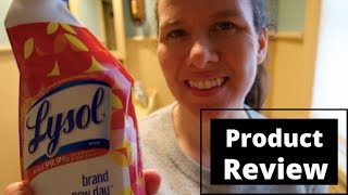 Lysol Toilet Bowl Cleaner Review [upl. by Aehtorod]