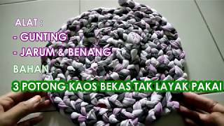 CARA MEMBUAT KESET DARI KAOS BEKAS [upl. by Reaht]