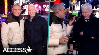 Anderson Cooper’s Best Giggling Moments w Andy Cohen From CNN’s New Year’s Eve Show [upl. by Ahel219]