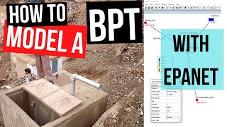 How to model a Break Pressure Tank in EPANET [upl. by Bogusz]