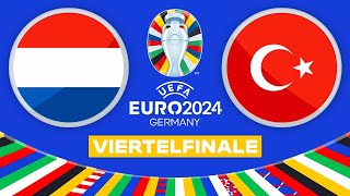 EURO 2024 Viertelfinale · Niederlande – Türkei  Fussball EM Highlights EA FC  PS5  UHD 48 [upl. by Reseta665]