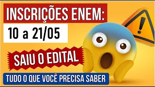 Enem 2022  Inscrições [upl. by Grannia]