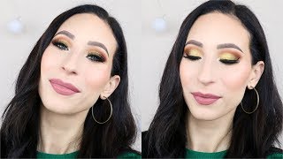 🍾 Makeup Tutorial Capodanno 2019 🎉  Trucco Oro  GIULIA BENCICH [upl. by Morly]