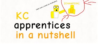 Roblox PMEBGE Animation  KC Apprentices in a Nutshell [upl. by Sualakcin]