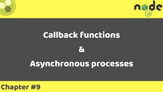 Nodejs Tutorial 9  Callback function amp Asynchronous Processes  Nirmal Joshi [upl. by Yma]