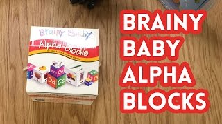 Brainy Baby Alpha Blocks 英文數字，字母盒子 [upl. by Eirelav584]