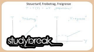 Steuertarif Freibetrag Freigrenze  Finanzwissenschaft [upl. by Ateloiv]