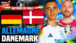 🔴ALLEMAGNE  DANEMARK 20 🔥HUITIEME DE FINALE euro 2024 [upl. by Nilyad472]