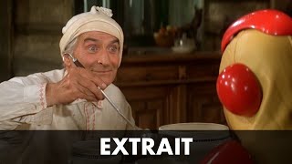 LA SOUPE AUX CHOUX  Extrait 2  Louis de Funès  Jacques Villeret [upl. by Idissac]