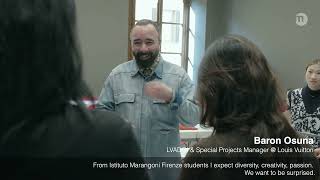 Istituto Marangoni Firenze • interview to Baron Osuna LV Accessories Design Graduates Initiative [upl. by Ocnarf446]