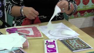 Pat Sloan Demonstrates Fusible Applique Techniques  2013 Fall Quilt Market [upl. by Cecilia]