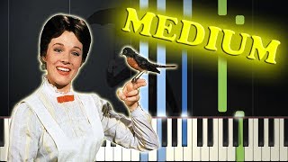 MARY POPPINS  FEED THE BIRDS  Piano Tutorial [upl. by Meadows]