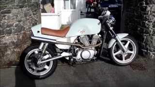 V twin Suzuki Cafe Racer conversion [upl. by Fiorenze]