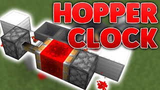 How To Build A Hopper Clock In Minecraft Etho Hopper Clock [upl. by Delwyn]