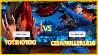 KOF XV yotshotoo vs cesarkiller1616 recordando a kronen roto [upl. by Graig189]