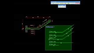 wwwecadpl  Rysowanie schodów płytowych typu spocznikbiegbelka [upl. by Handel]
