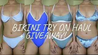 TRY ON BIKINI HAUL 2018  GIVEAWAY VITAE APPAREL [upl. by Nabru]