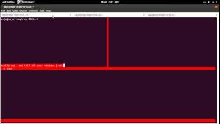 How to Linux Terminal Split Screen and Color Split bar or border with Screen Ubuntu Fedora [upl. by Garmaise]