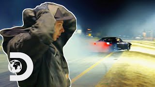 Slippery Road Causes Multiple Spins For The 405  Street Outlaws [upl. by Zins]